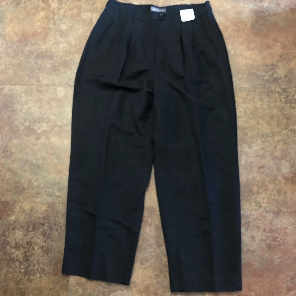 Lane Bryant Pants Size 18 Black Linen Rayon 4405